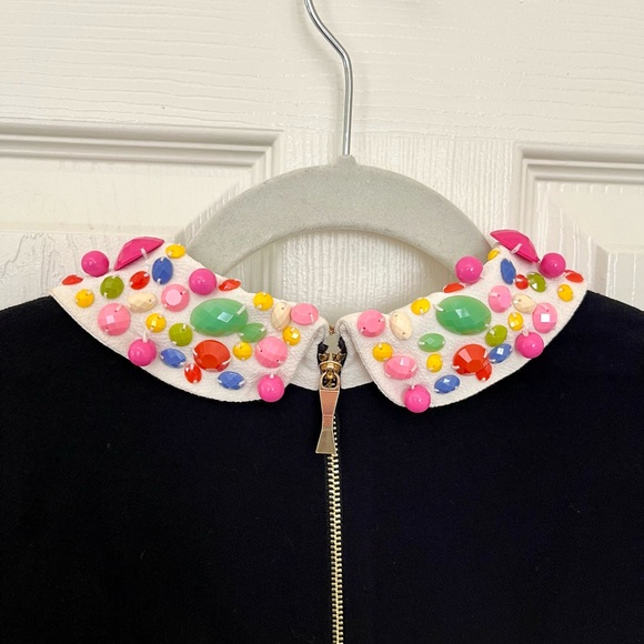 Vintage kate spade Dress / Carson Dress with Beaded Peter-Pan Collar - Picture 11 of 16